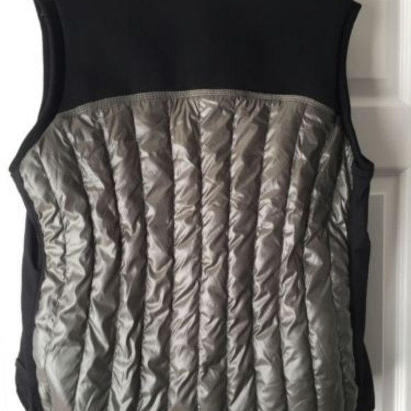 Green Contrast Trim Quilted Outerwear Vest - Picture 5 of 5